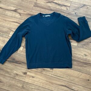 Cutter & Buck Men's Navy V-Neck Sweater
